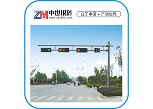 双横臂单立柱信号灯